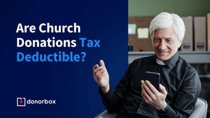 Are church donations tax deductible in Canada?