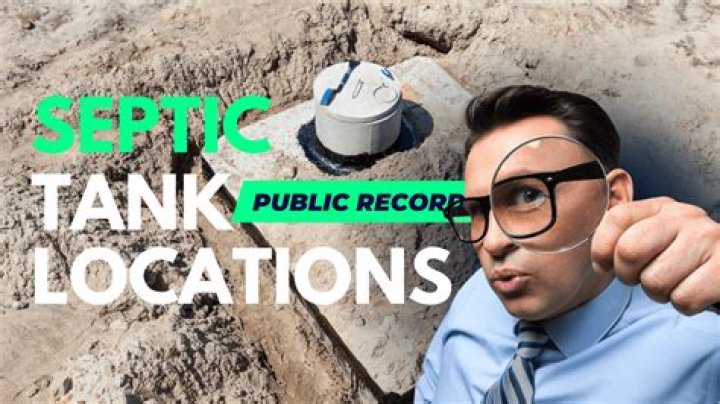 Are septic tank locations public record?
