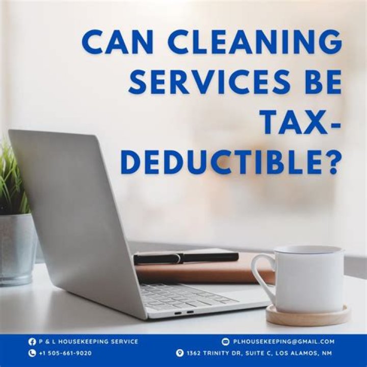 Can cleaning services be tax deductible?