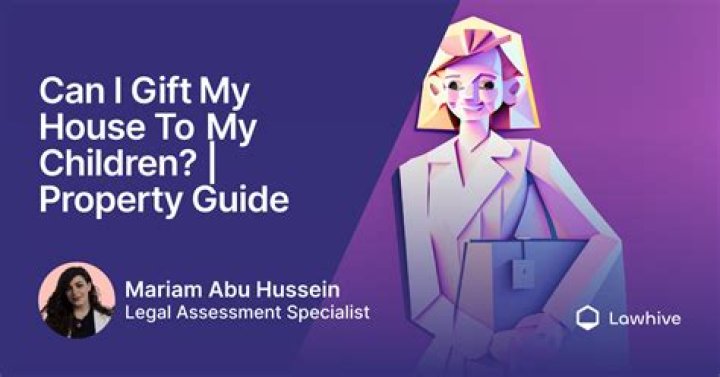 Can I gift a house to my child UK?