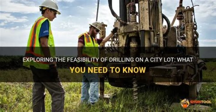 Can someone drill my land?