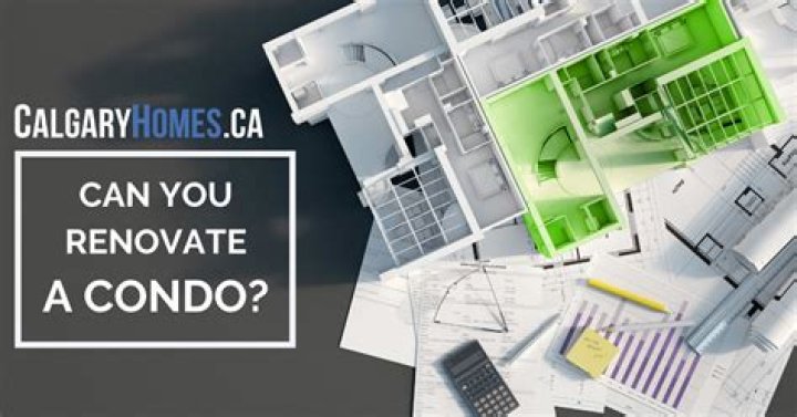 Can you completely remodel a condo?