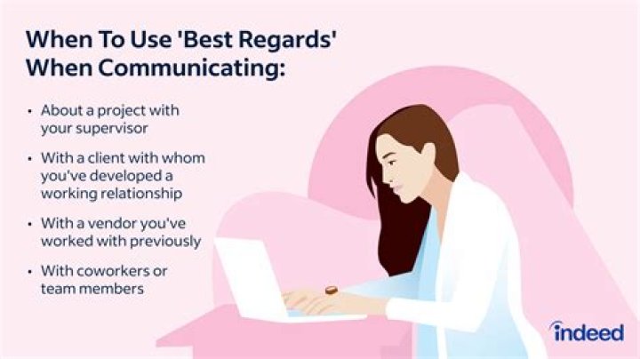 Can you just end saying regards?