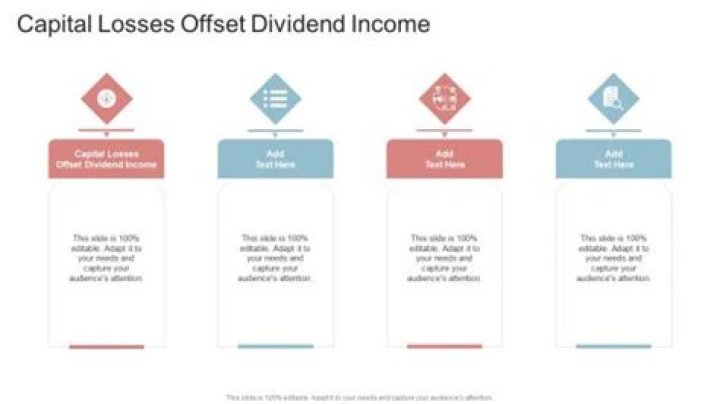 Can you offset dividends with capital losses?