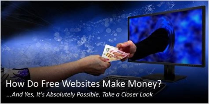 Do free websites make money?