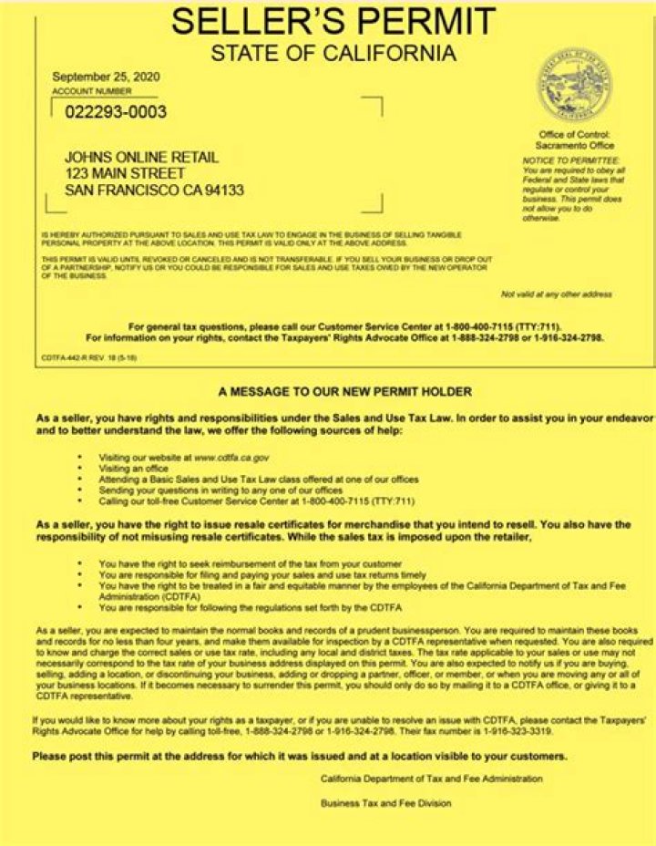 Do I need a sellers permit to sell online in Arkansas?