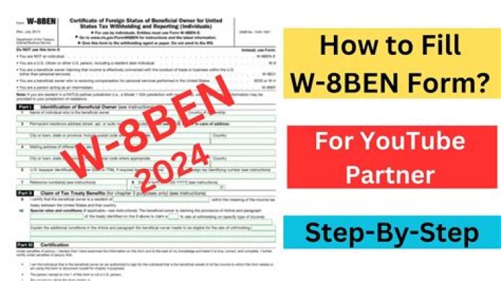 Do I need to complete a W 8BEN form?