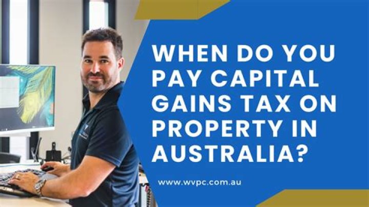 Do you pay capital gains tax on your main property?