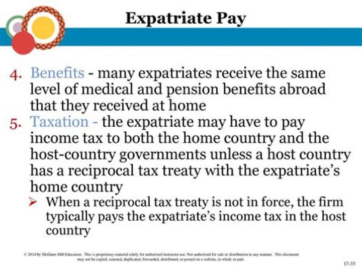 Does an expatriate pay taxes?