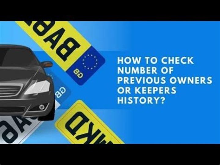How do I check how many owners a car has had?