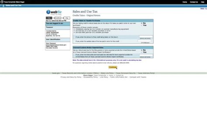 How do I file a sales tax return in Indiana?