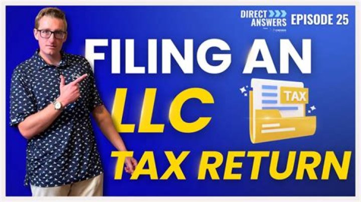 How do I file an inactive LLC tax return?