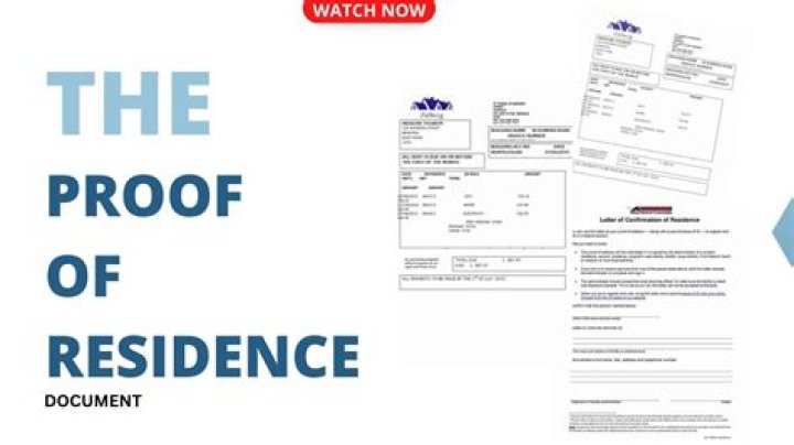 How do I prove I am resident in the UK?