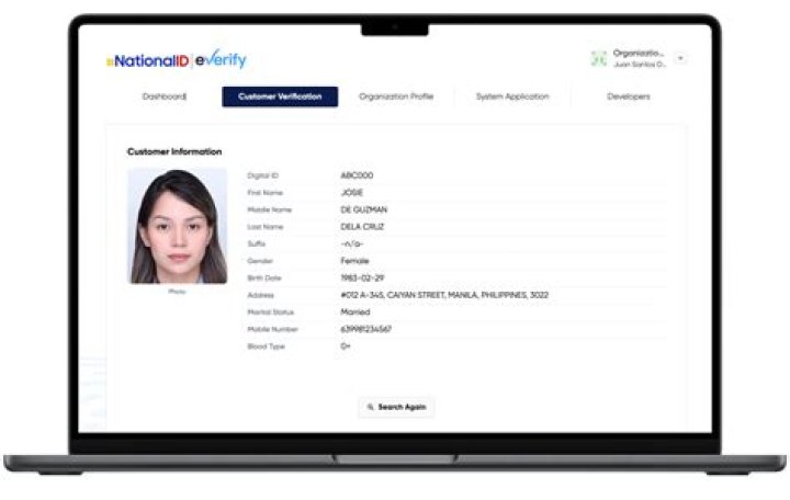 How do I verify a company tin?