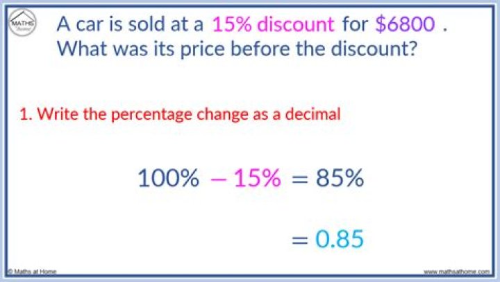 How do you find the percentage of a discount?
