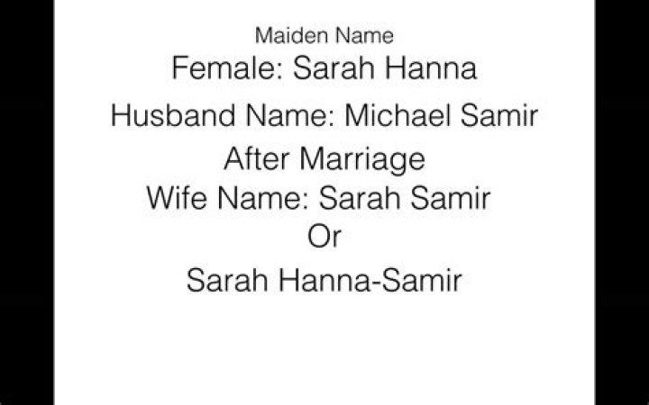 How do you write your maiden name?