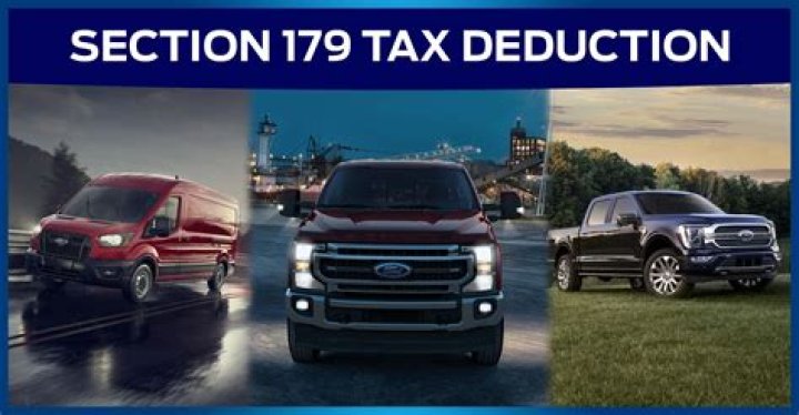 How does Section 179 deduction work for vehicles?