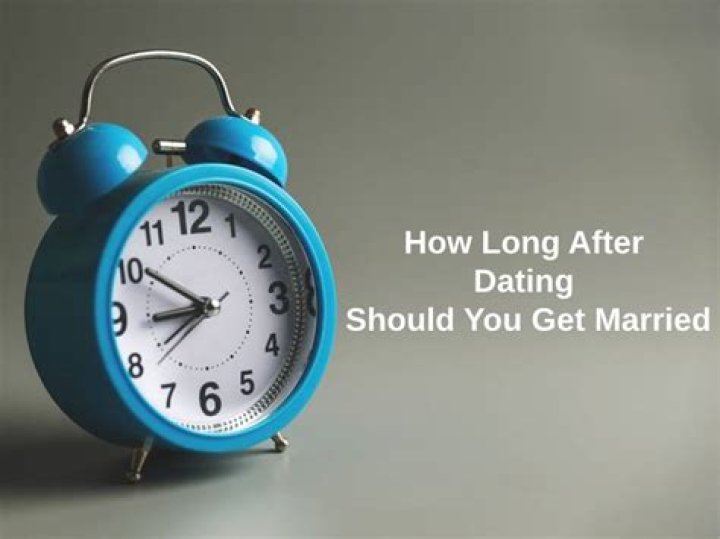 How long after dating should you get married?