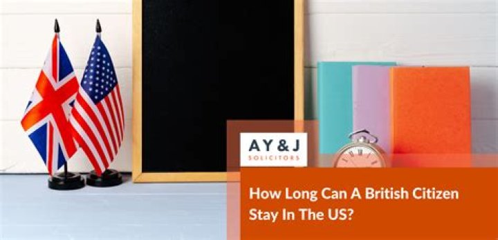How long can a British citizen work in the US?