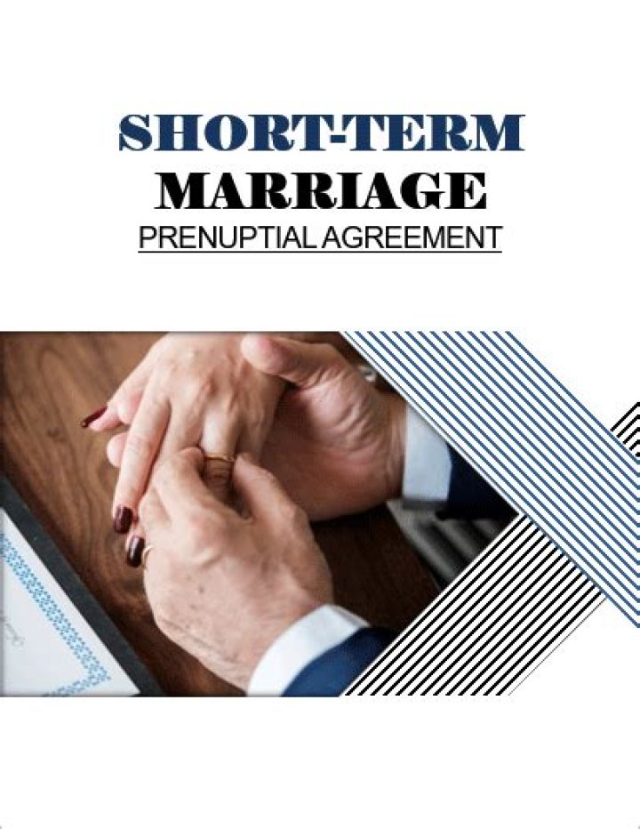 How many years is a short-term marriage?