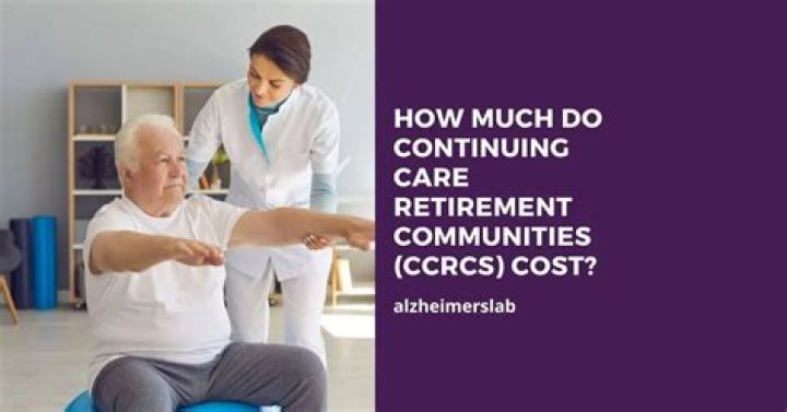 How much do continuing care retirement communities cost?