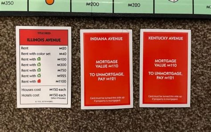 How much is rent on Monopoly?