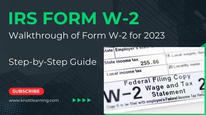 Is a 1040 tax return the same as a W 2?