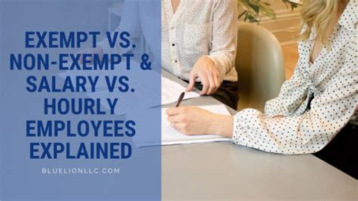 Is non-exempt an hourly employee?