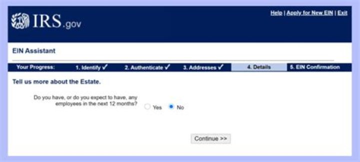 Is the IRS online EIN website down?