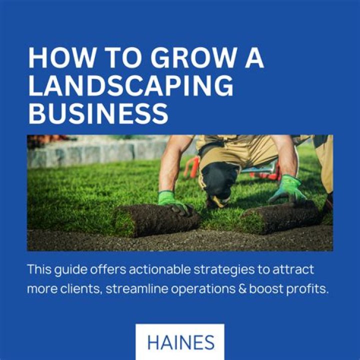 Is the landscaping business growing?
