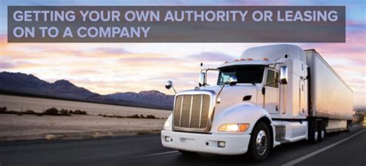 What are the benefits of having your own trucking authority?
