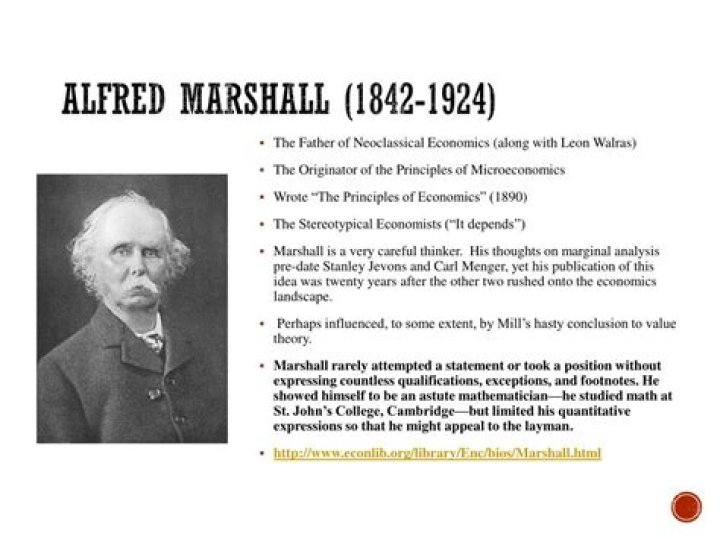 What did Alfred Marshall mean by the study of man in ordinary business of life?