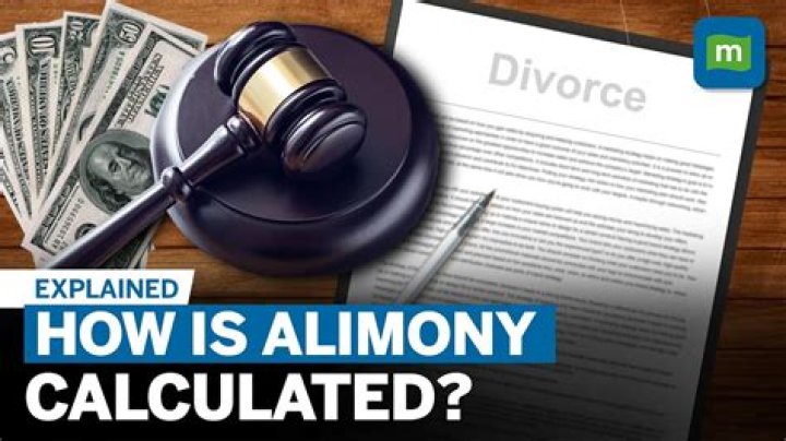 What does alimony mean in divorce?