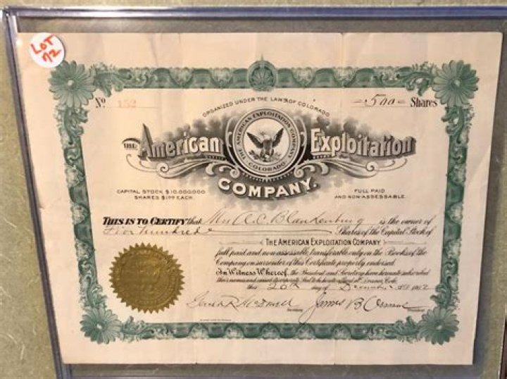 What happens to unclaimed stock certificates?