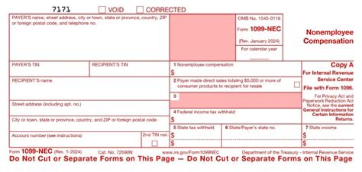 What is 1099 tax form used for?