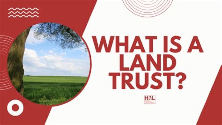 What is a land trust in NC?