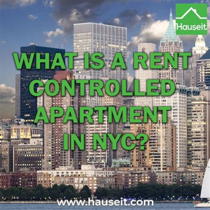 What is a rent controlled apartment mean?