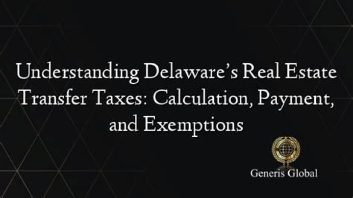 What is Delaware real estate transfer tax?