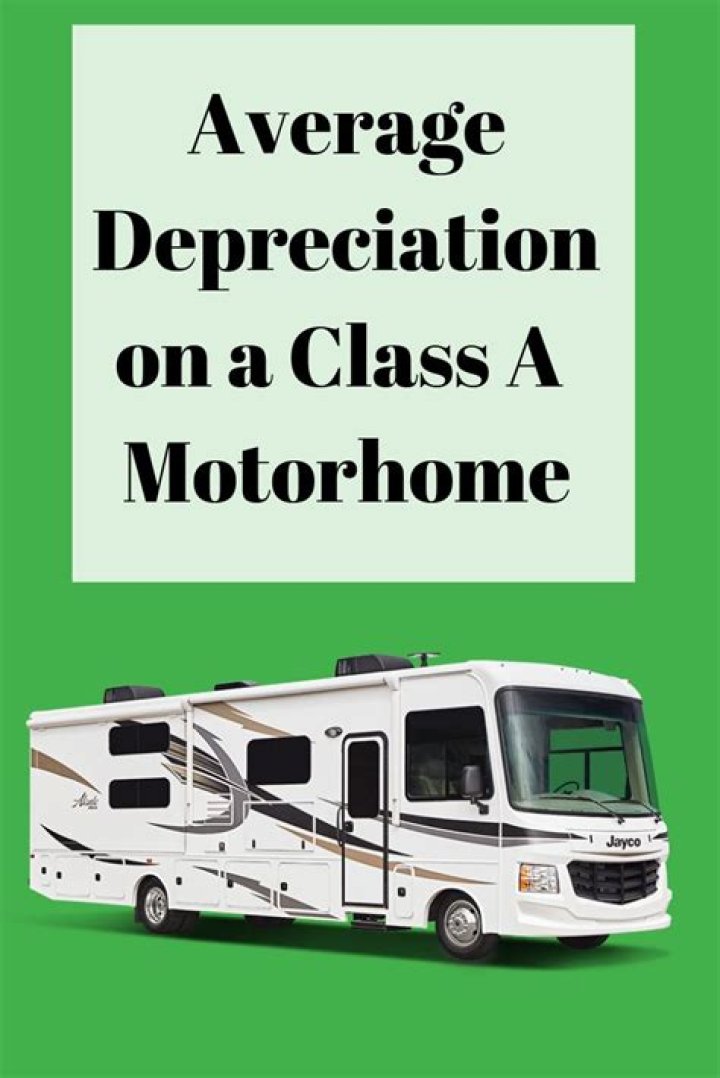 What is the average depreciation of a motorhome?