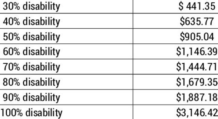 What is the maximum amount of disability per month?