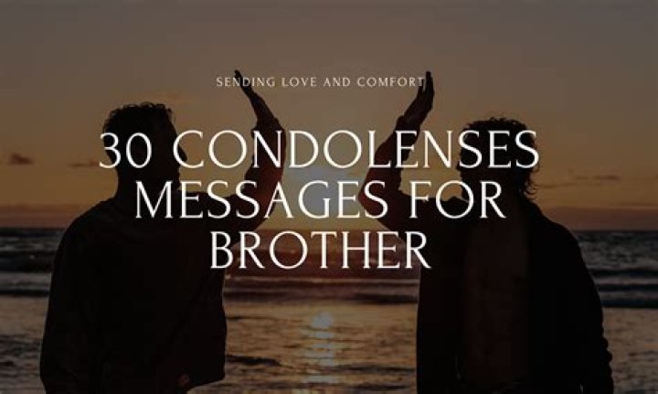 What to say to brother who is dying?