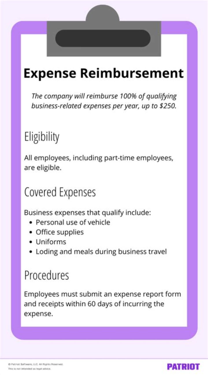 What type of expense is reimbursement?