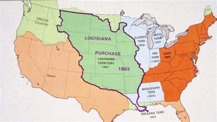 What were two effects of the Louisiana Purchase on the United States?