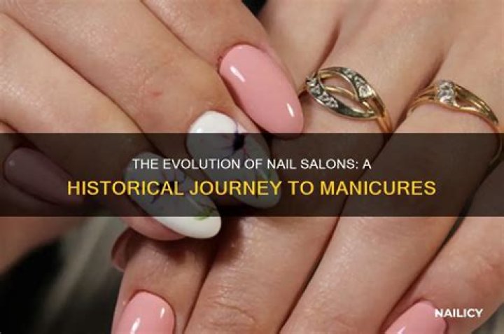 When did nail salons first open?