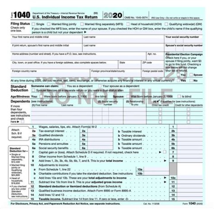 When should I see my tax return 2020?