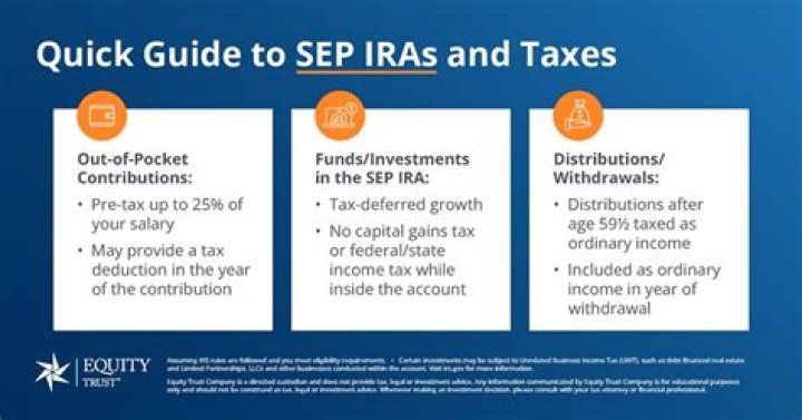 Who contributes to a SEP IRA?