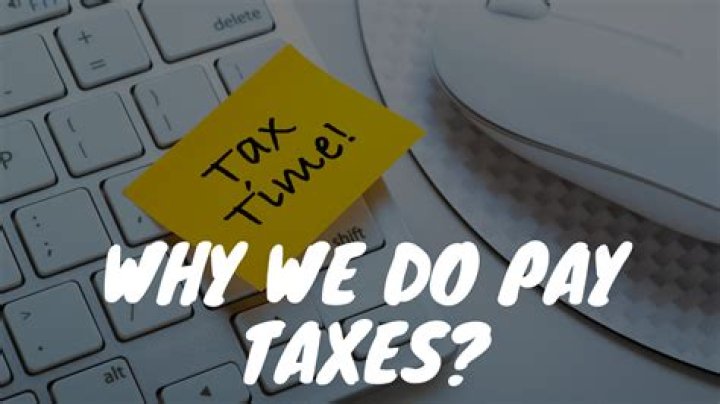 Why do I have to pay taxes at the end of the year?
