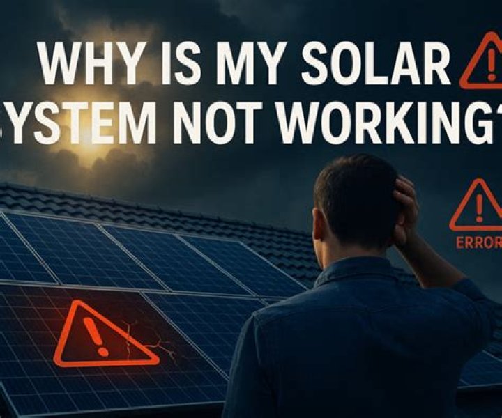 Why is my solar system not working?